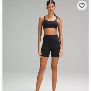 Lululemon High Rise Align Black Biker Shorts 6” Size 4 NWOT
